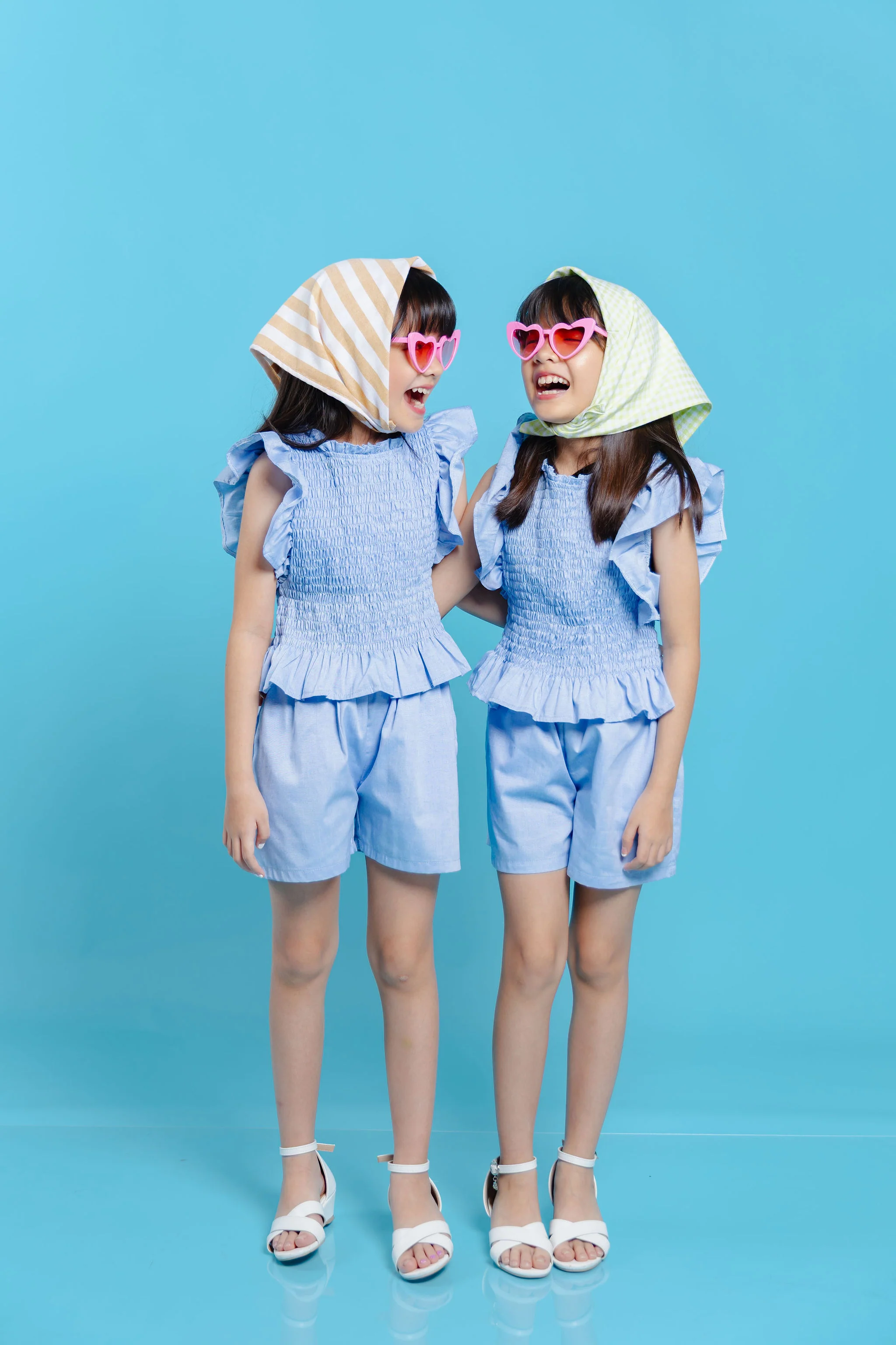 Aloha set - Denim Chambray with free assorted bandana - Image 5