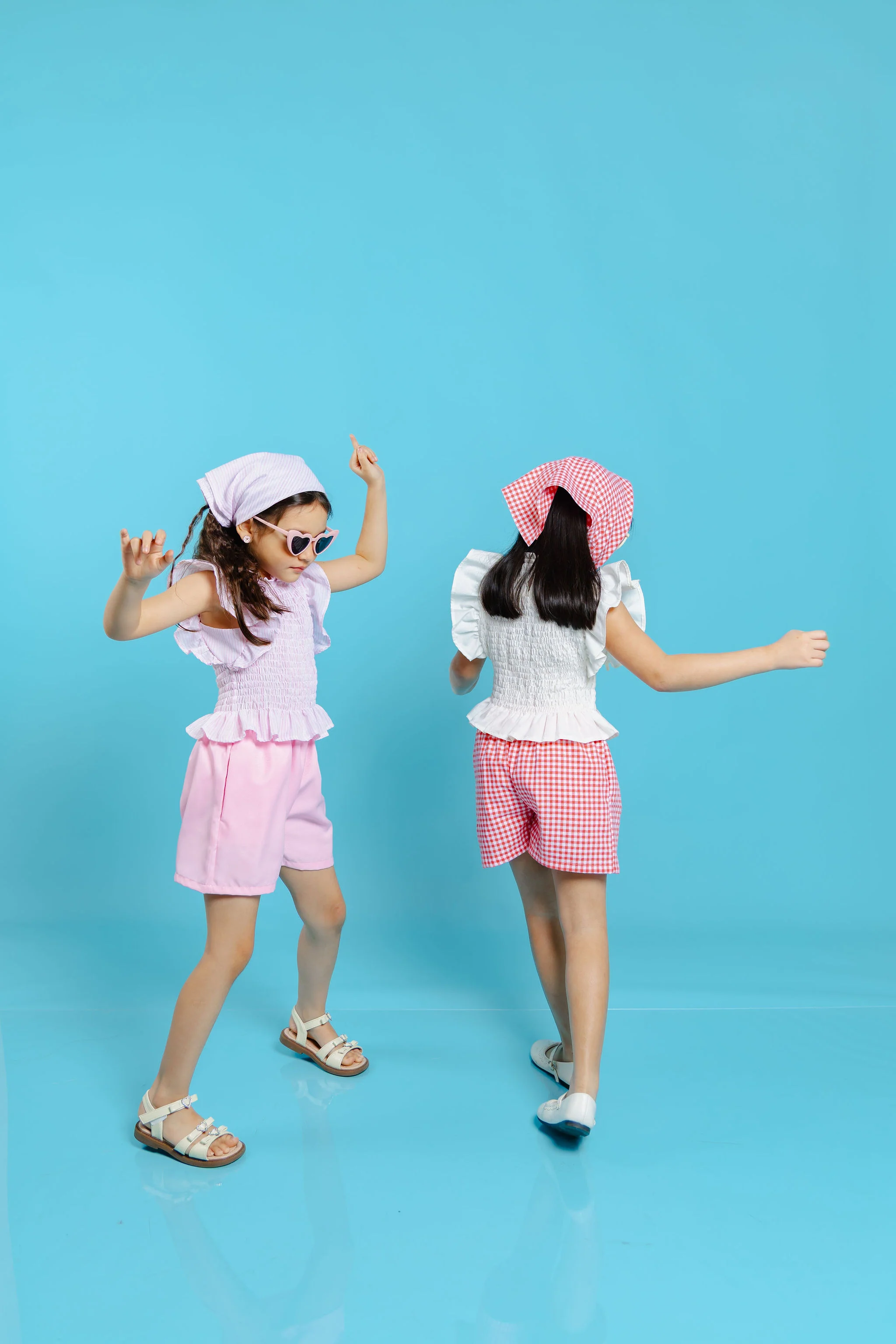 Aloha set - baby pink with free assorted bandana - Image 9
