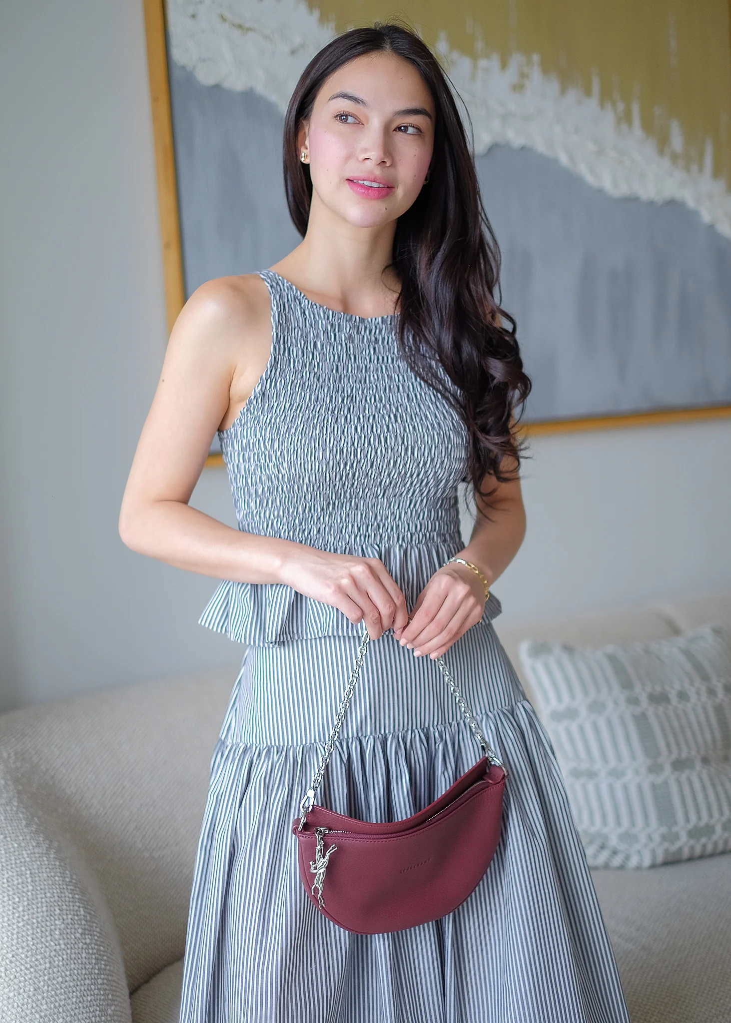 Amara Set pinstripe – graphite - Image 6