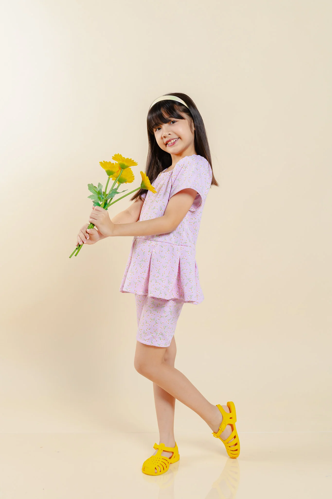 Daisy Days Set - pastel pink floral - Image 3