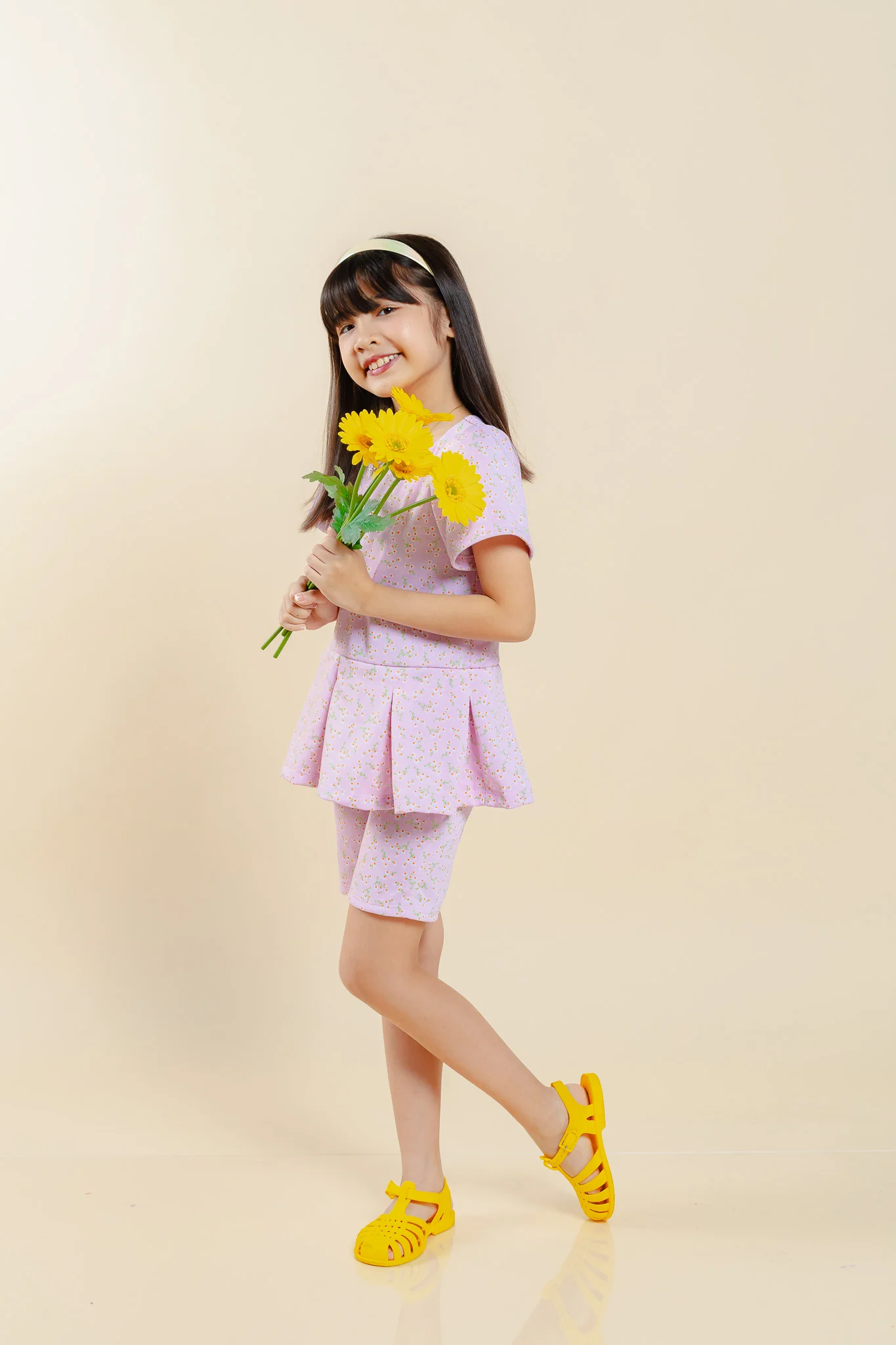Daisy Days Set - pastel pink floral - Image 4