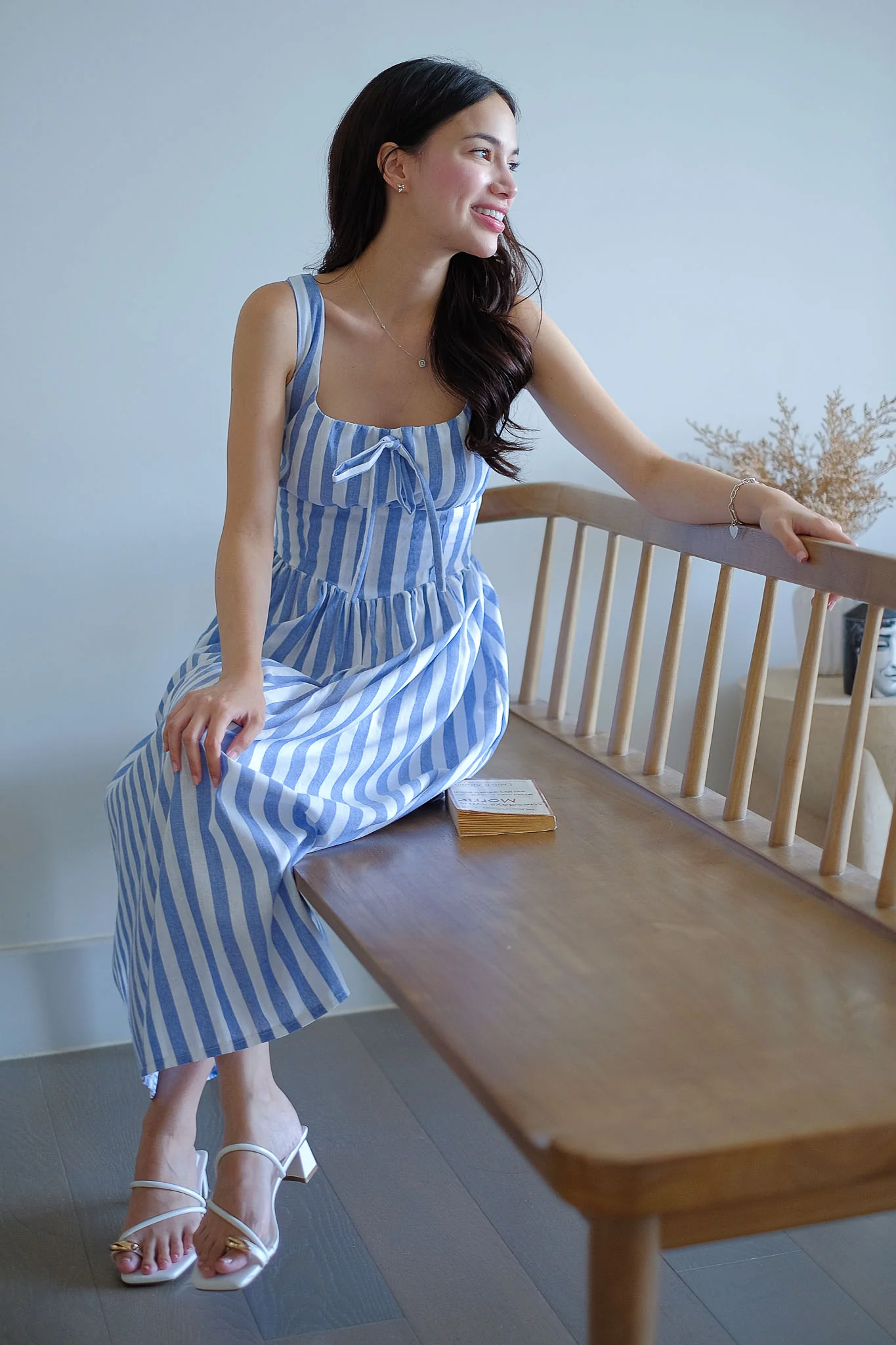 Sascha midi - cabana blue stripe - Image 4