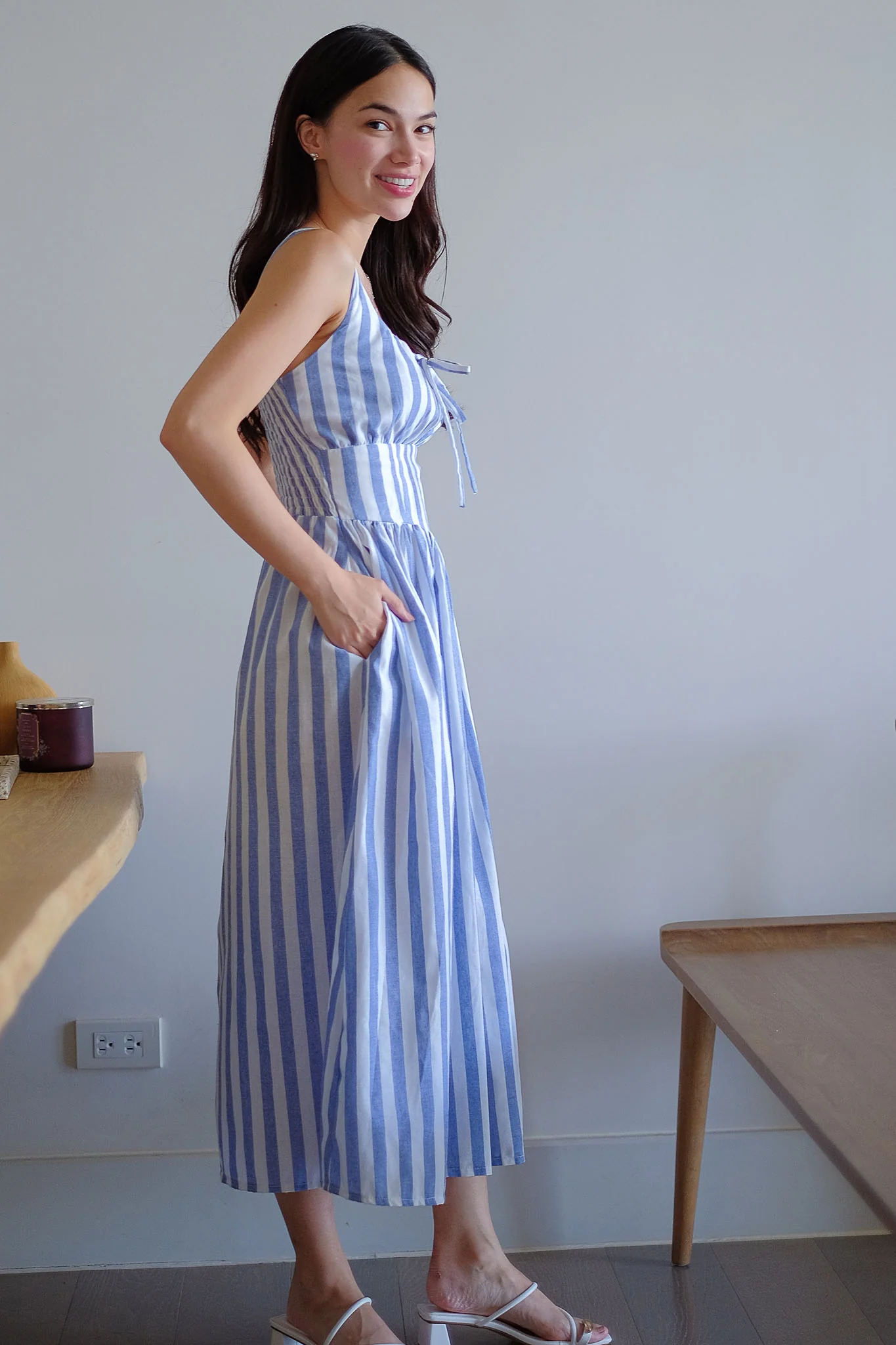 Sascha midi - cabana blue stripe - Image 5