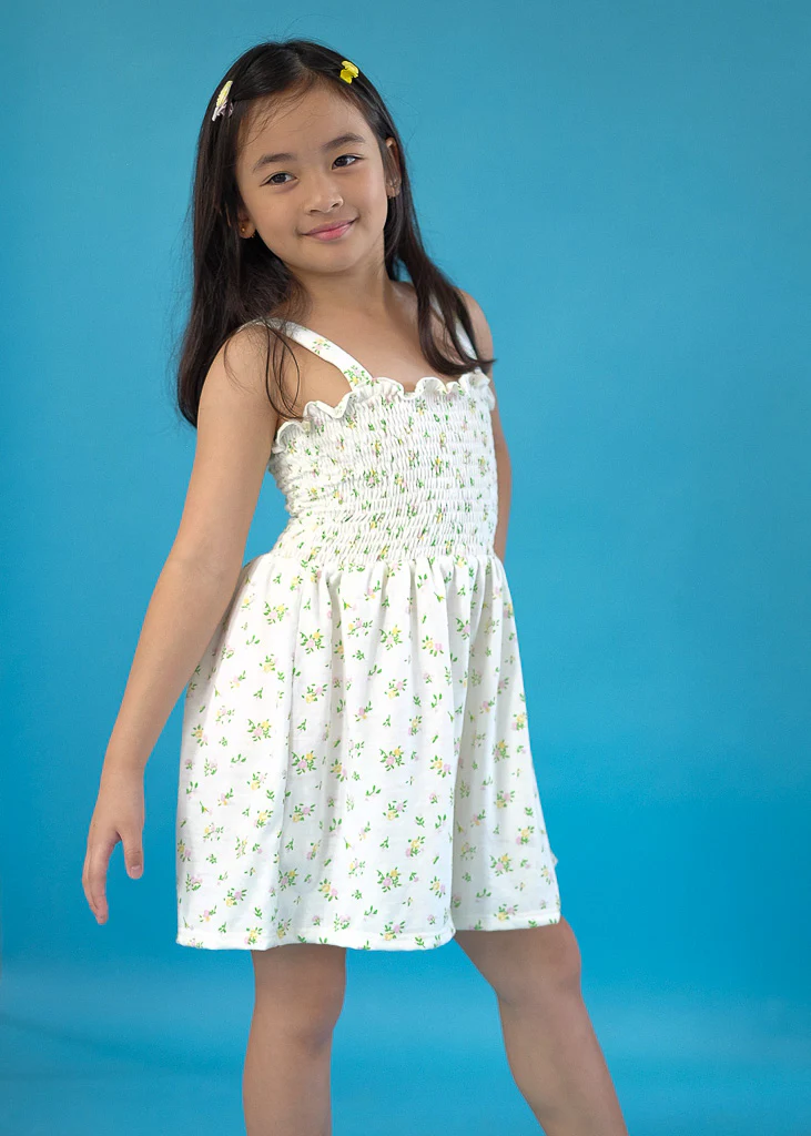 Sunkissed Whimsy Jumpshort - white floral - Image 7