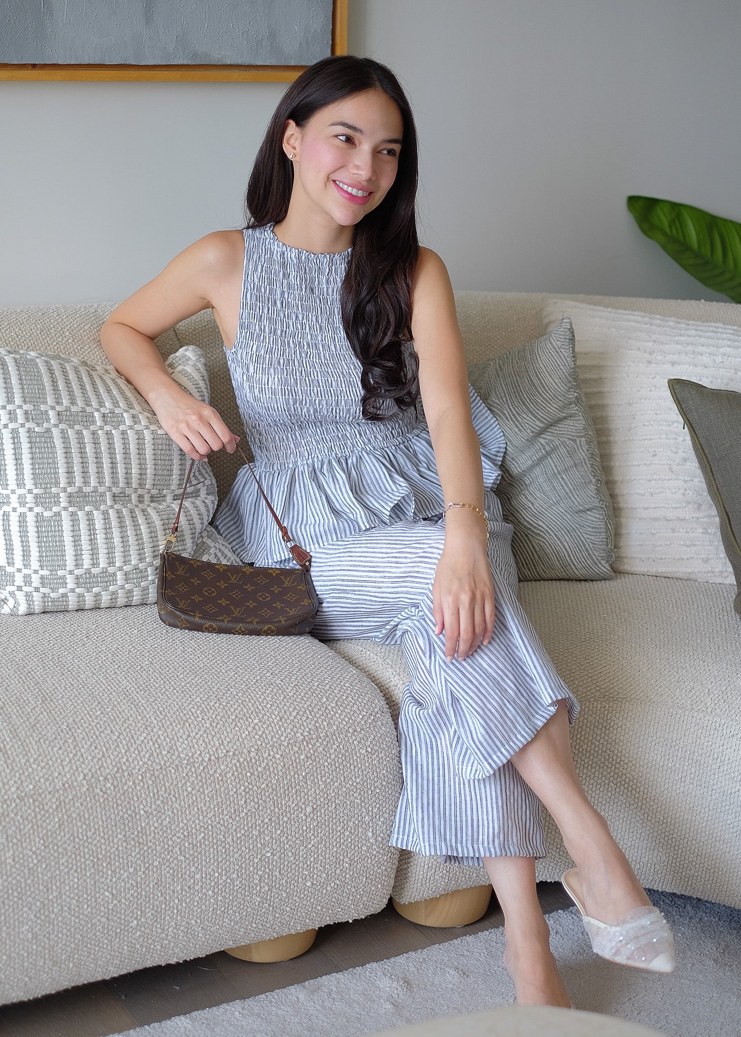 Astrid Set pinstripe – black - Image 5