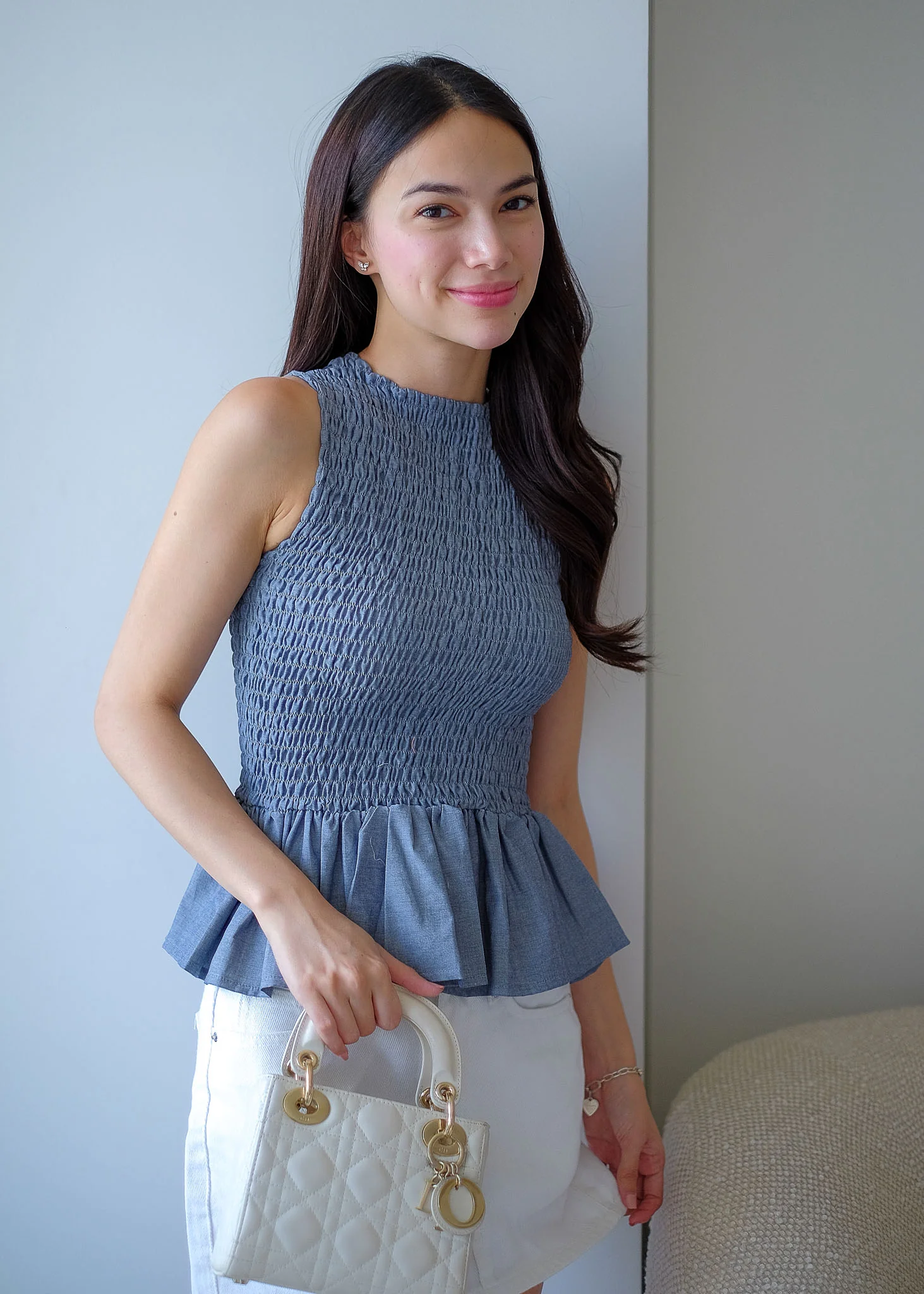 The Astrid Top - Dark grey - Image 3