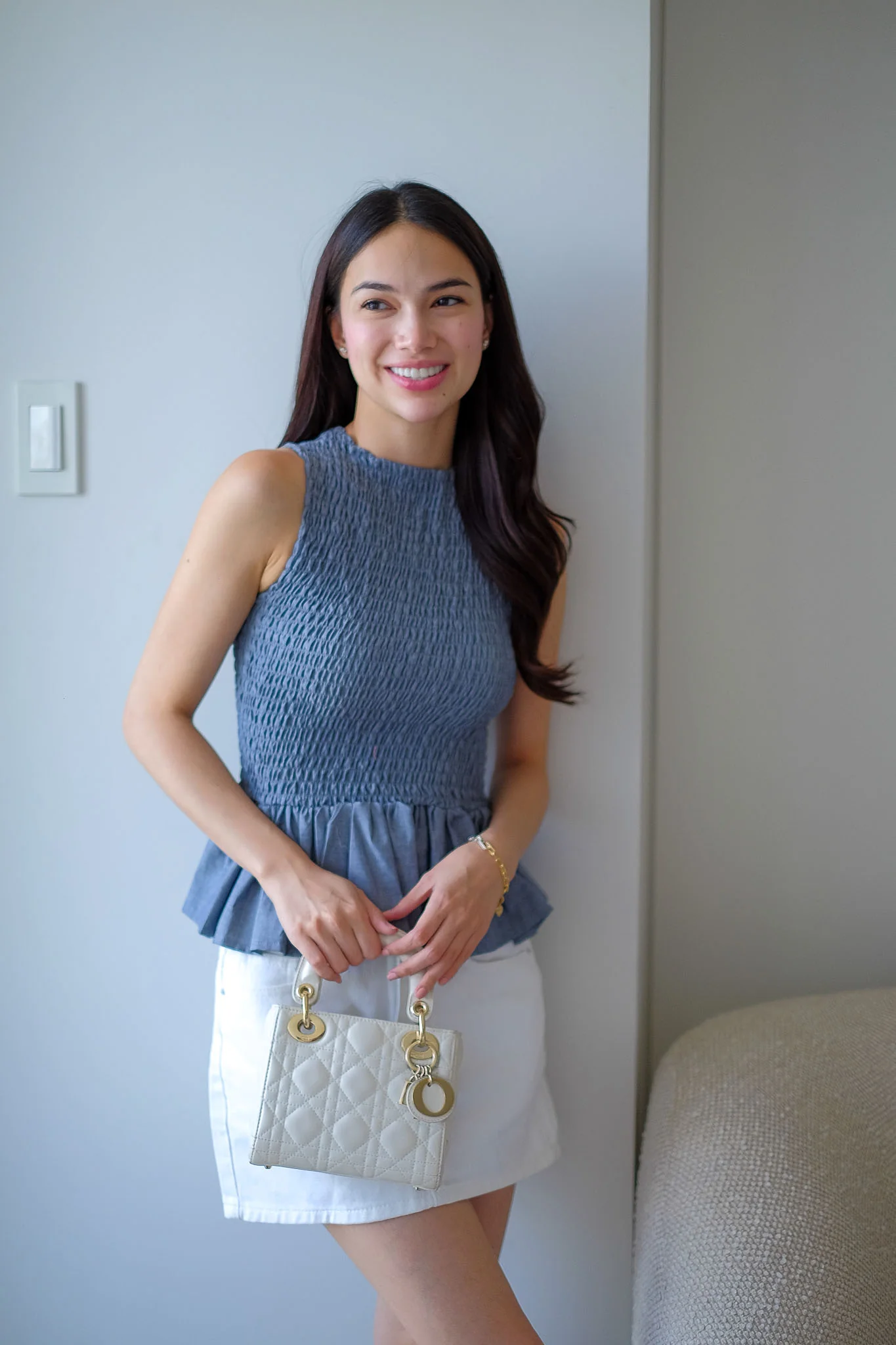 The Astrid Top - Dark grey - Image 4